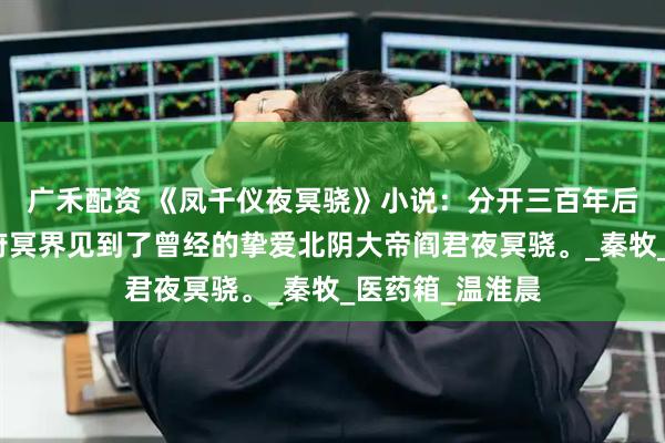 广禾配资 《凤千仪夜冥骁》小说：分开三百年后，凤千仪在地府冥界见到了曾经的挚爱北阴大帝阎君夜冥骁。_秦牧_医药箱_温淮晨